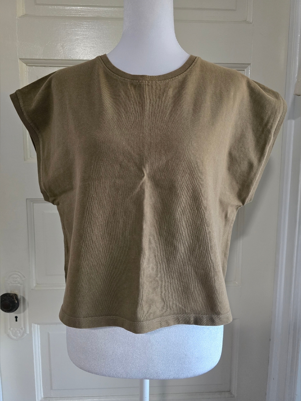 Zara Women's Short Sleeve Boxy Tee